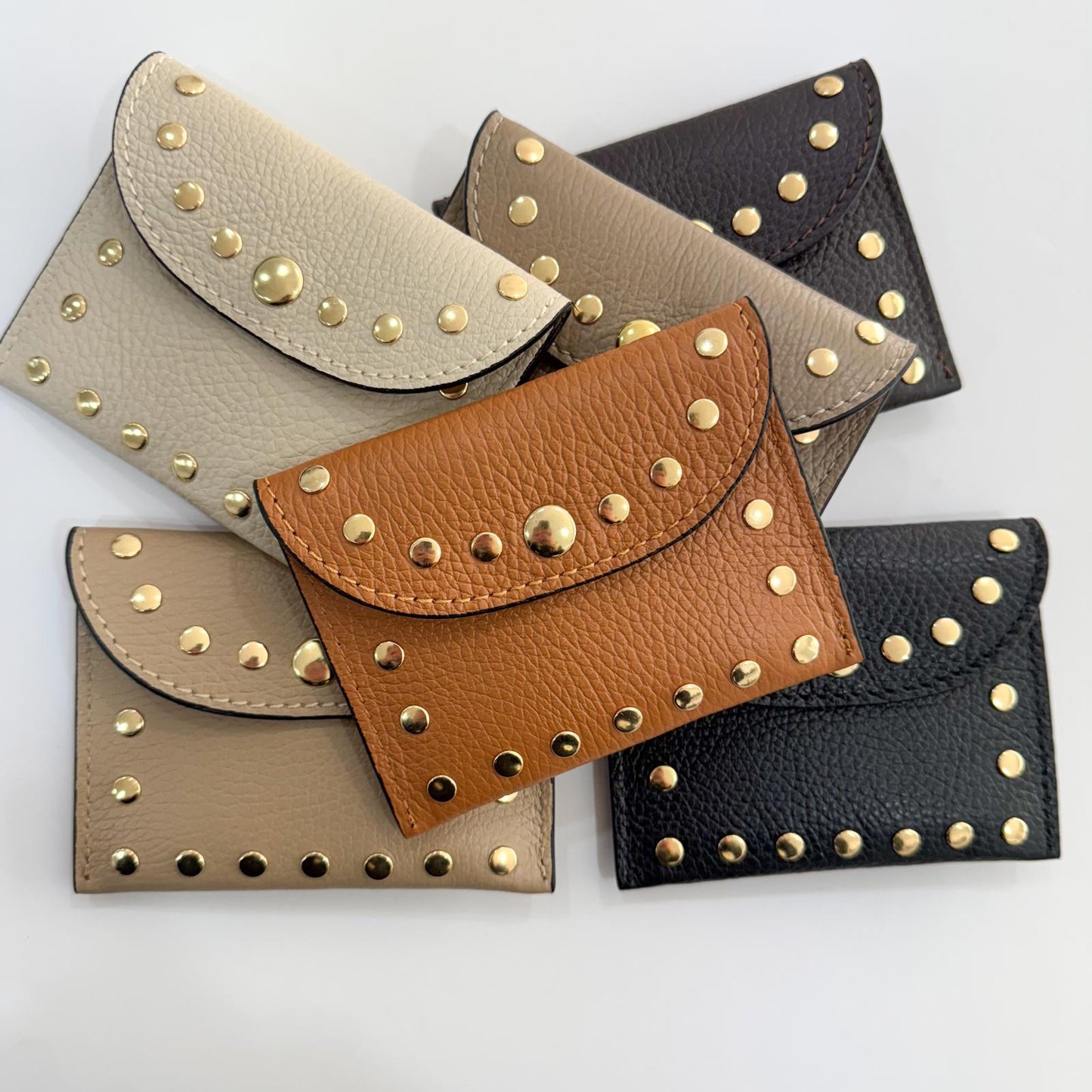 1 MONEDERO TACHAS PIEL