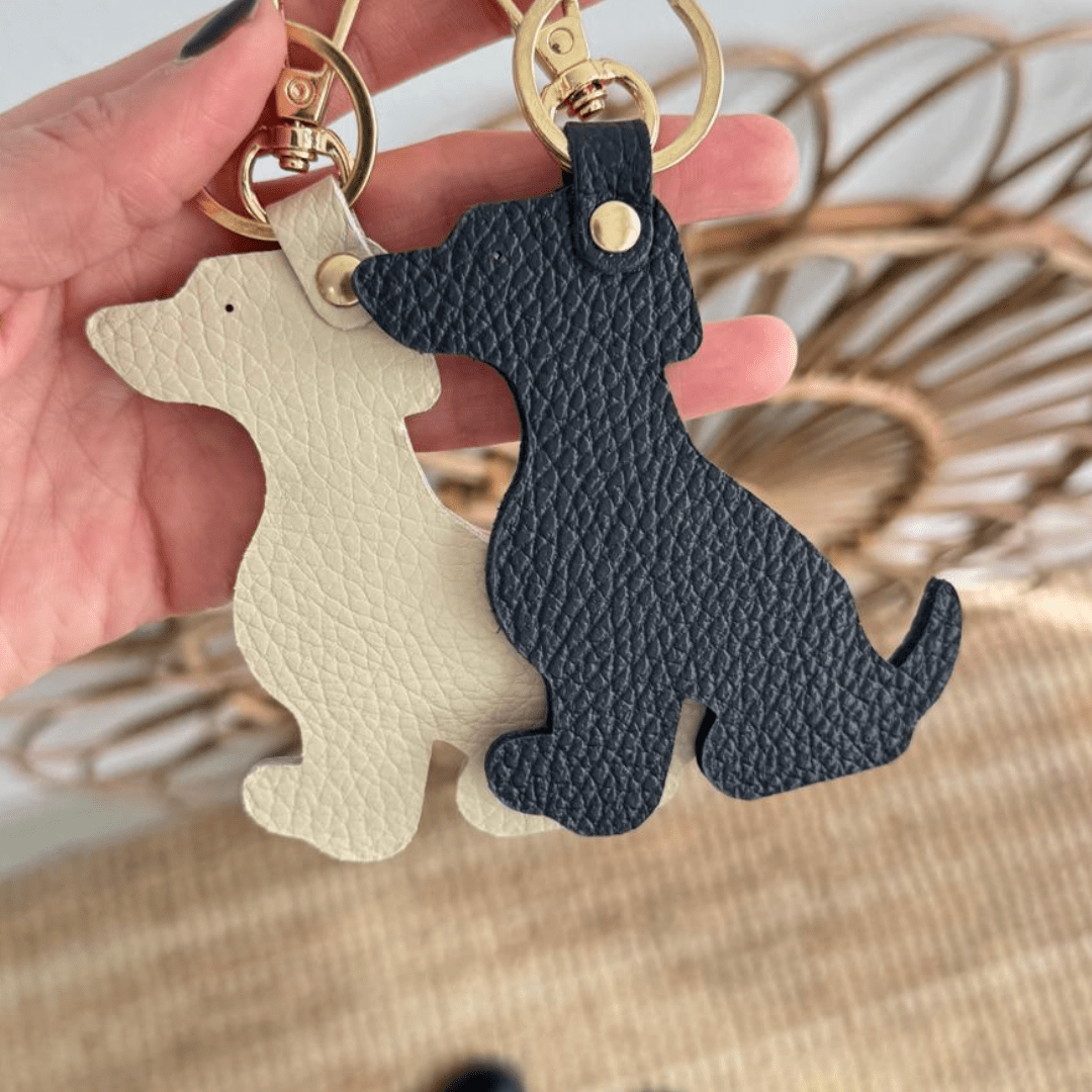 1 LLAVERO PERRITO PIEL - Bubbleshopbcn