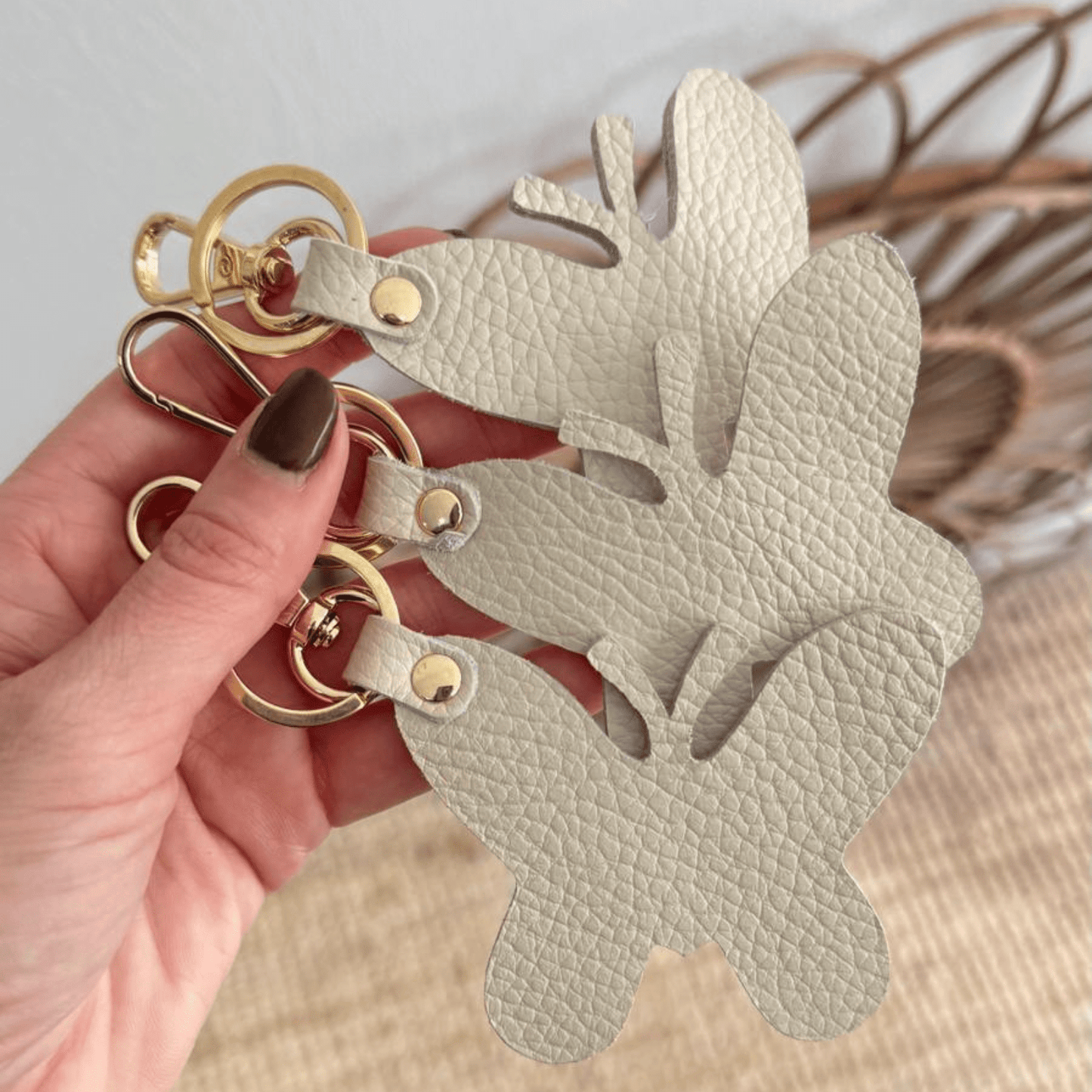 1 LLAVERO MARIPOSA PIEL - Bubbleshopbcn