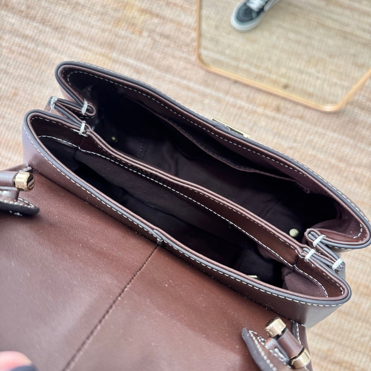 Bolso satchel marrón - Bubbleshopbcn