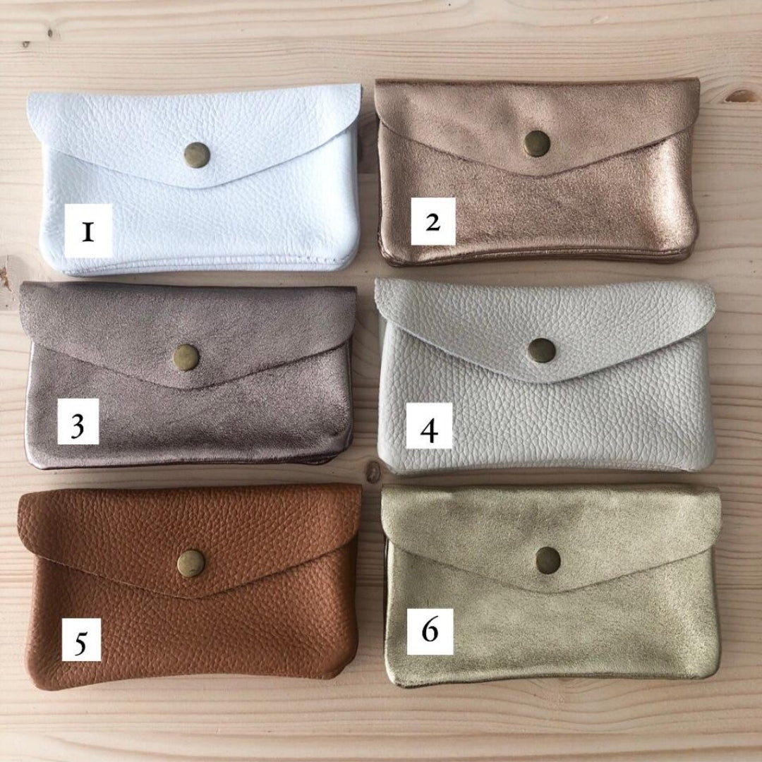 Pack regalo riñonera piel taupe personalizada