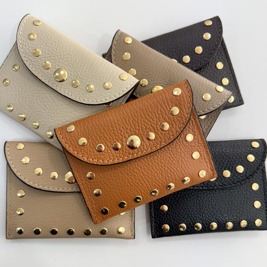 1 MONEDERO TACHAS PIEL