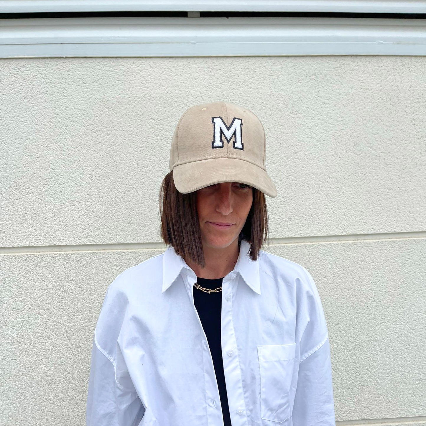 Gorra casual beige