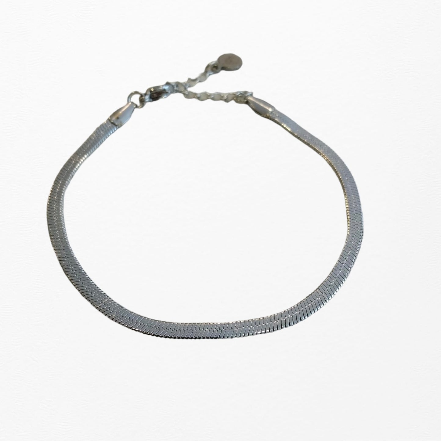 PULSERA ACERO CADENA SNAKE PLATEADO