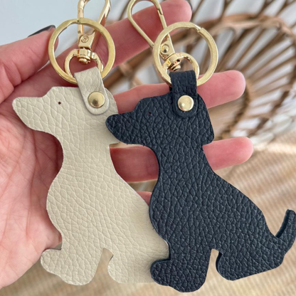 1 LLAVERO PERRITO PIEL