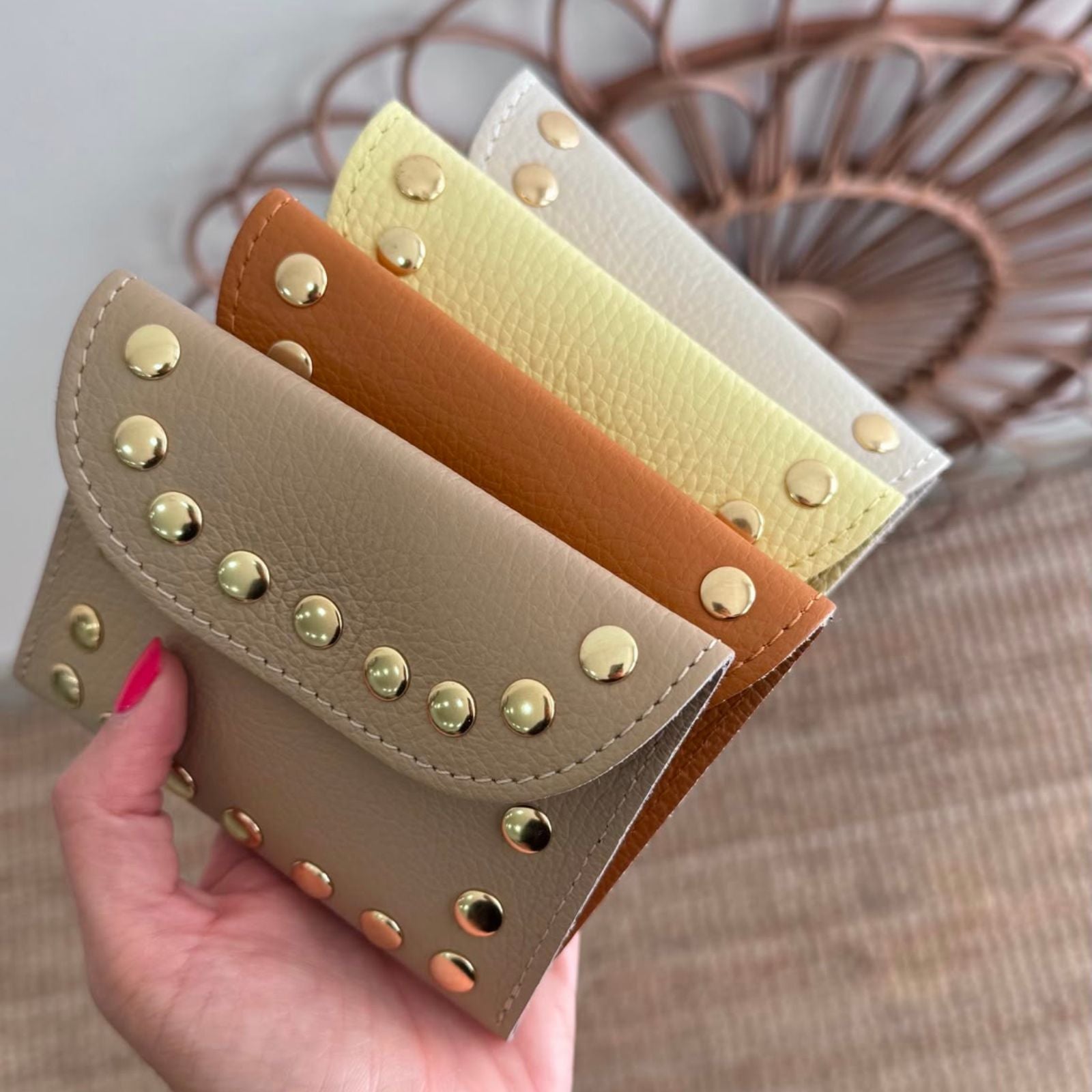 1 MONEDERO TACHAS PIEL - Bubbleshopbcn