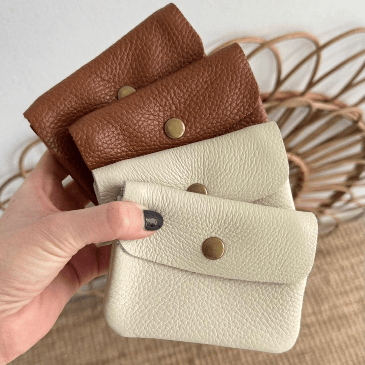 1 Monedero de piel - Bubbleshopbcn