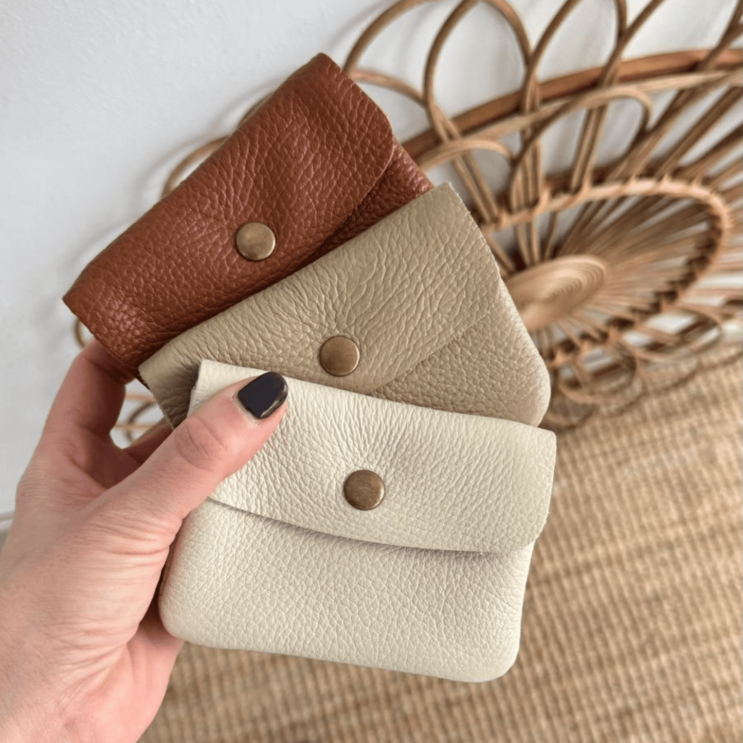 1 Monedero de piel - Bubbleshopbcn