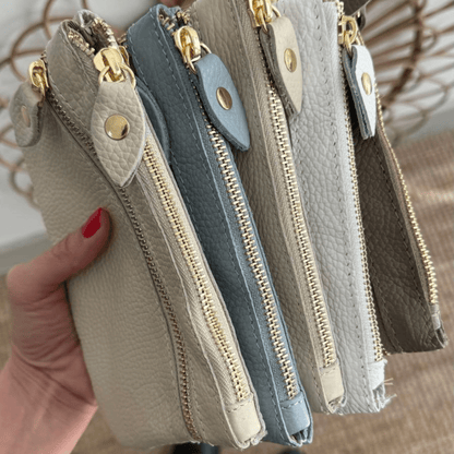 1 Monedero de piel cremallera - Bubbleshopbcn
