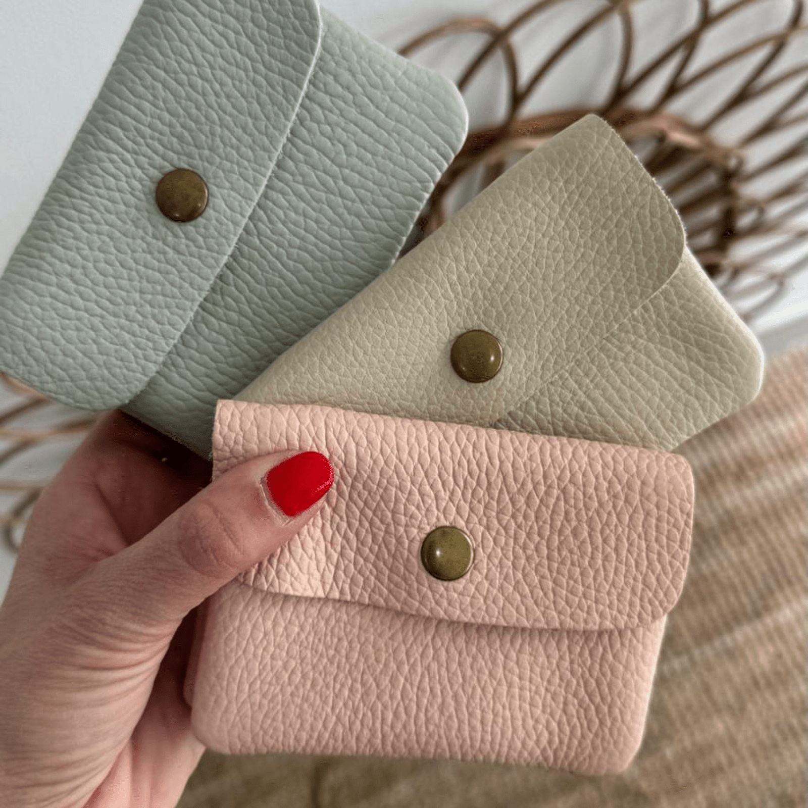 1 Monedero de piel - Bubbleshopbcn