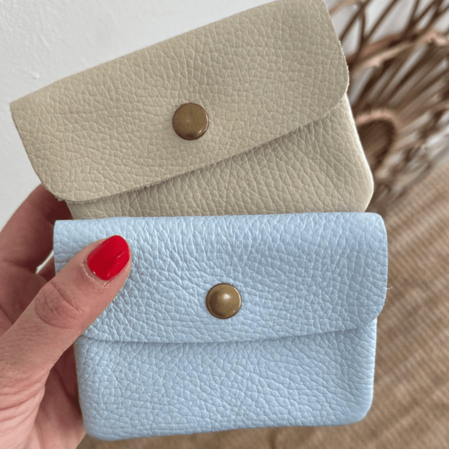 1 Monedero de piel - Bubbleshopbcn