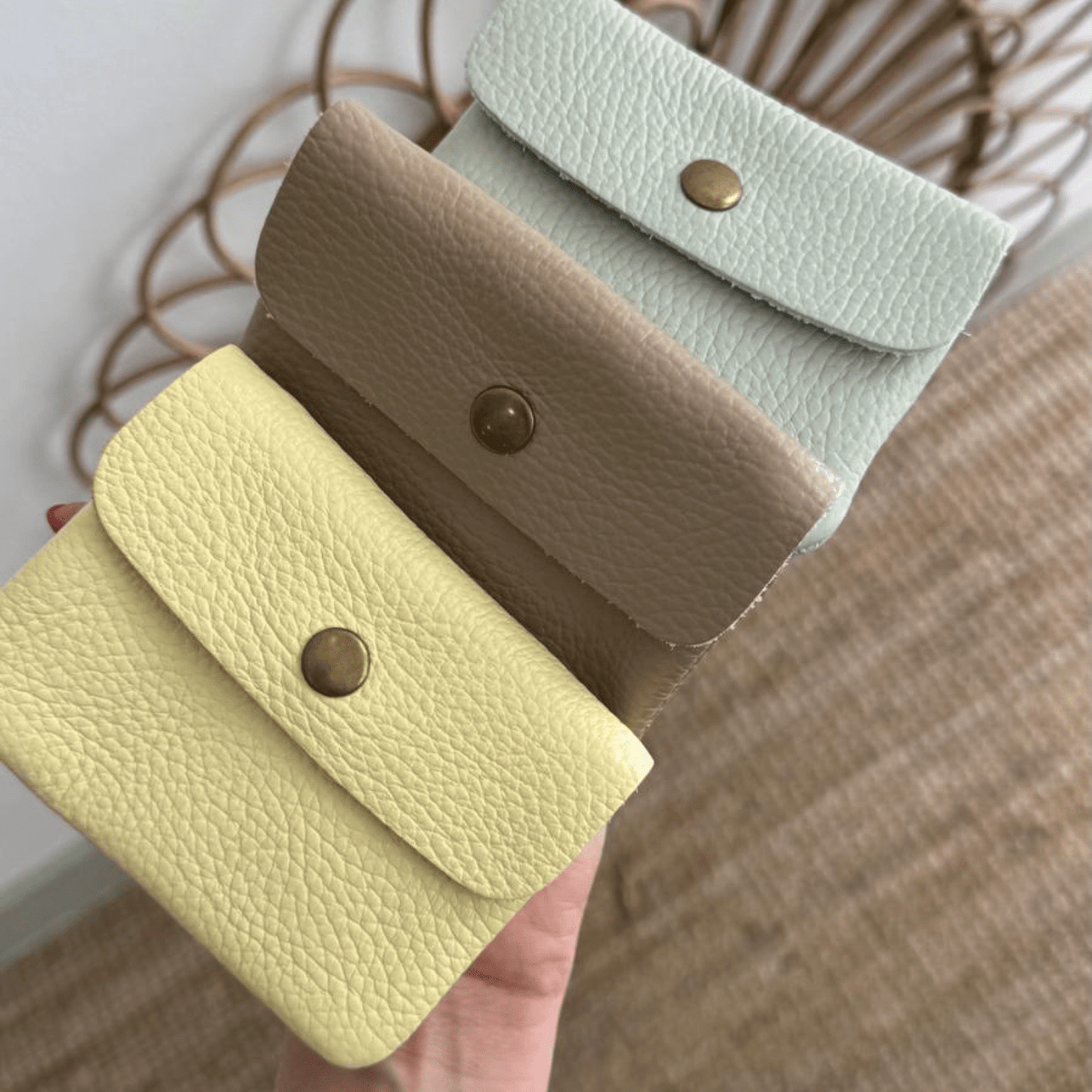 1 Monedero de piel - Bubbleshopbcn