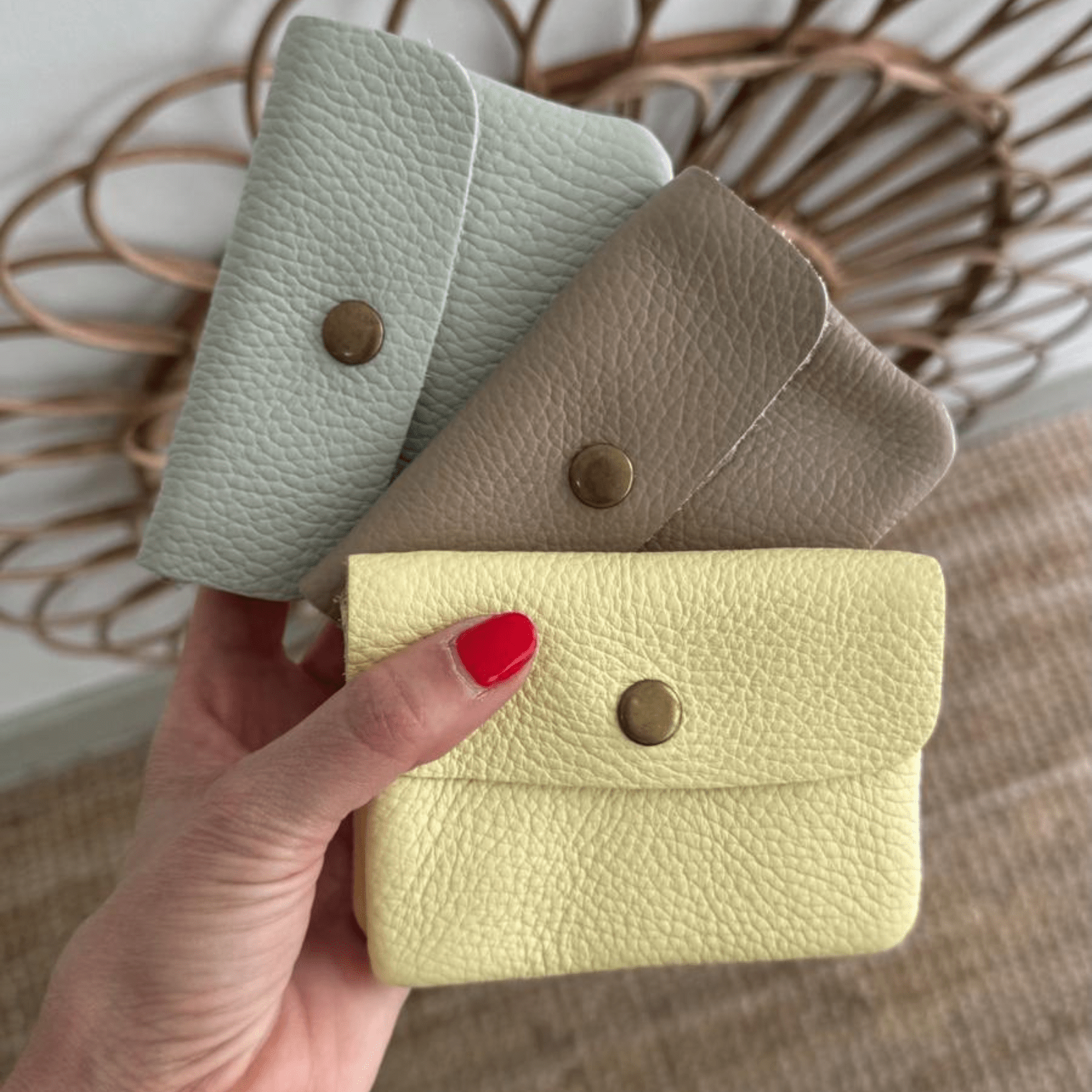 1 Monedero de piel - Bubbleshopbcn