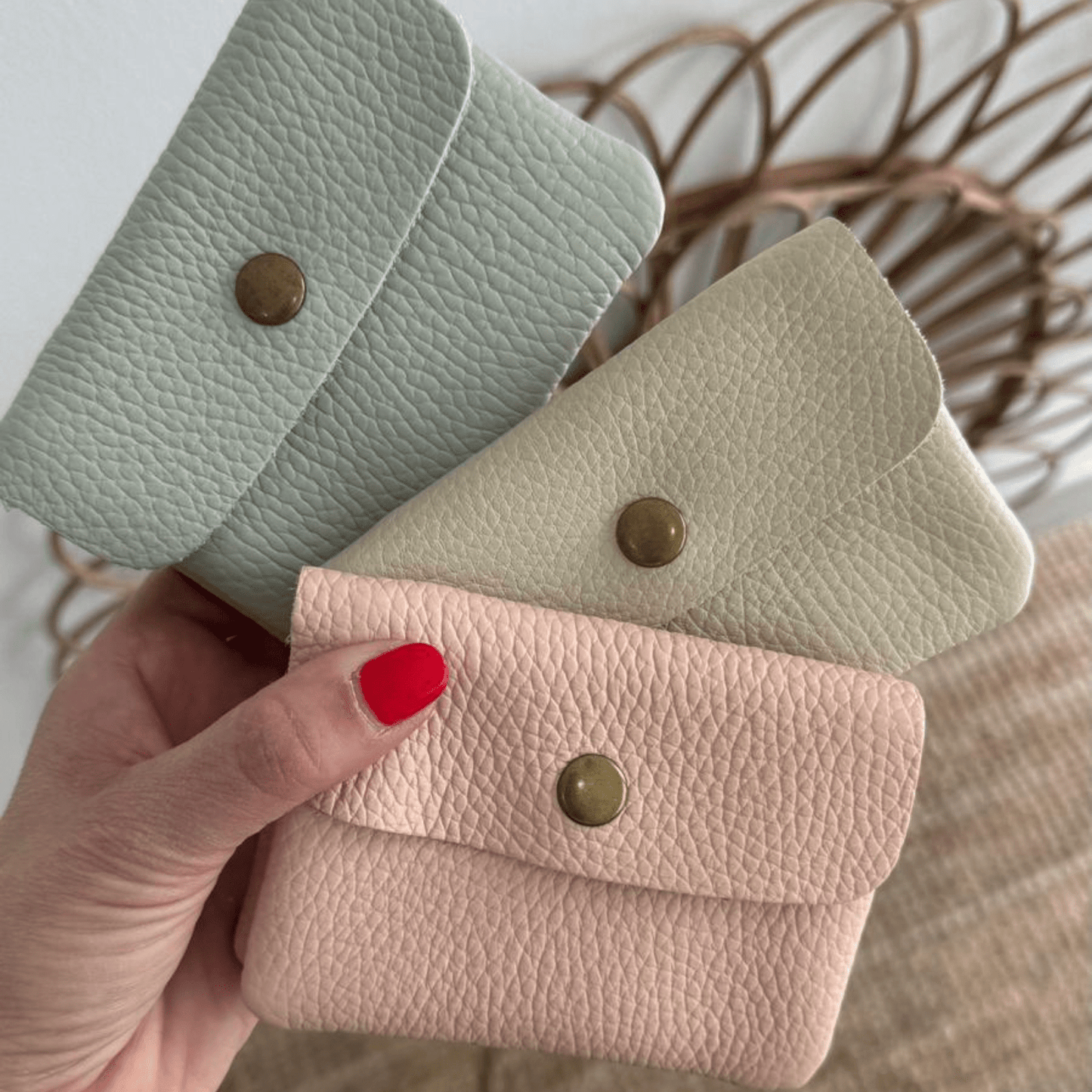 1 Monedero de piel - Bubbleshopbcn