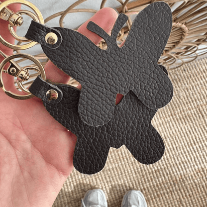 1 LLAVERO MARIPOSA PIEL