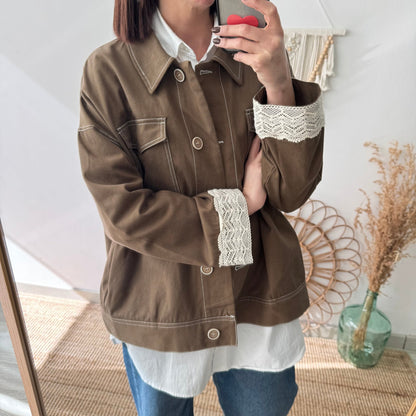 Chaqueta puños encaje - Bubbleshopbcn
