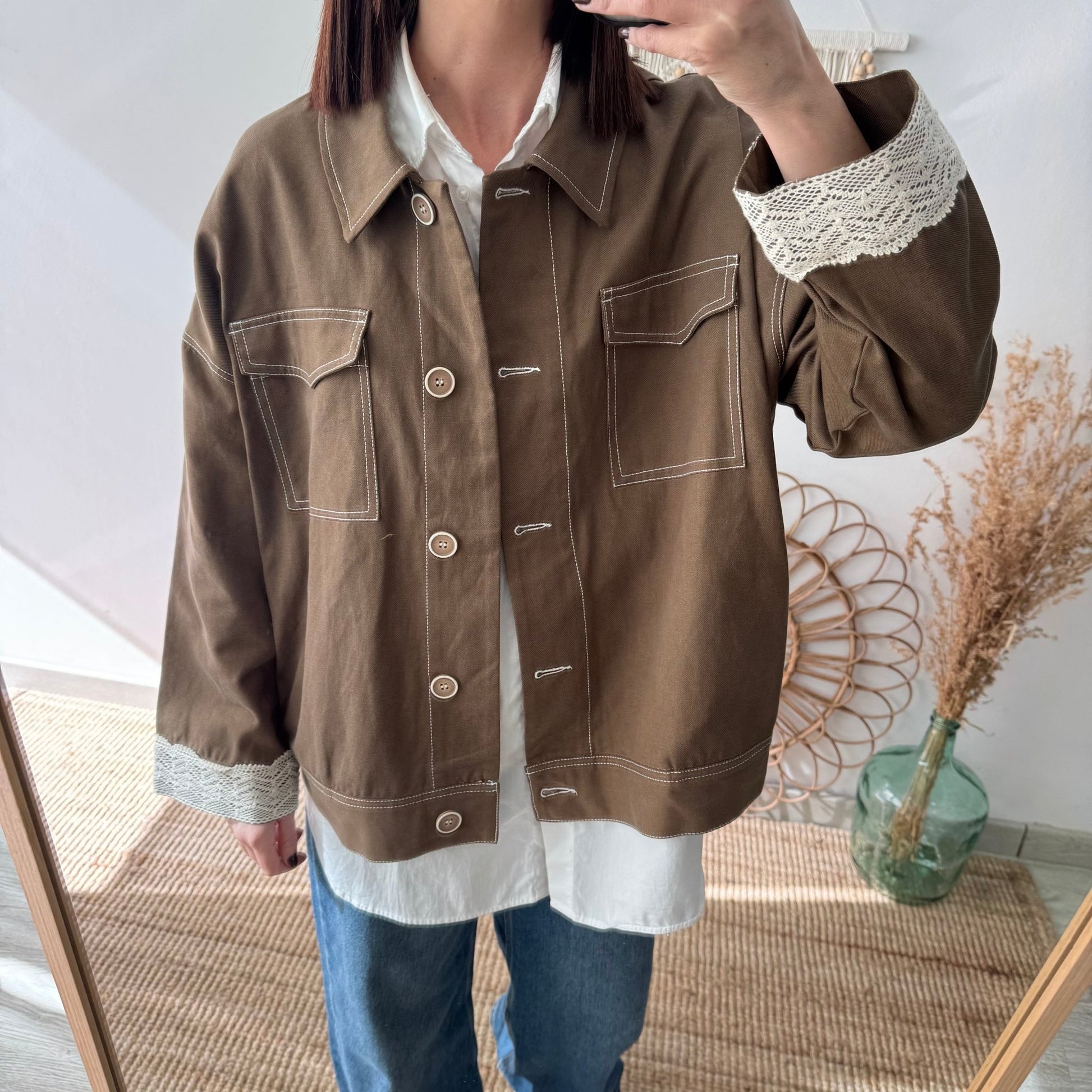 Chaqueta puños encaje - Bubbleshopbcn