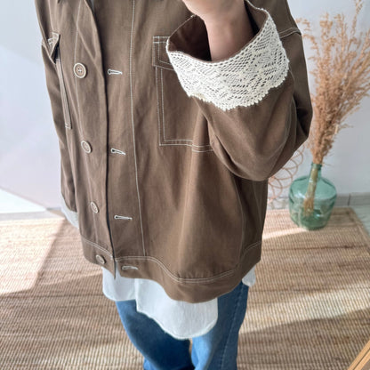 Chaqueta puños encaje - Bubbleshopbcn