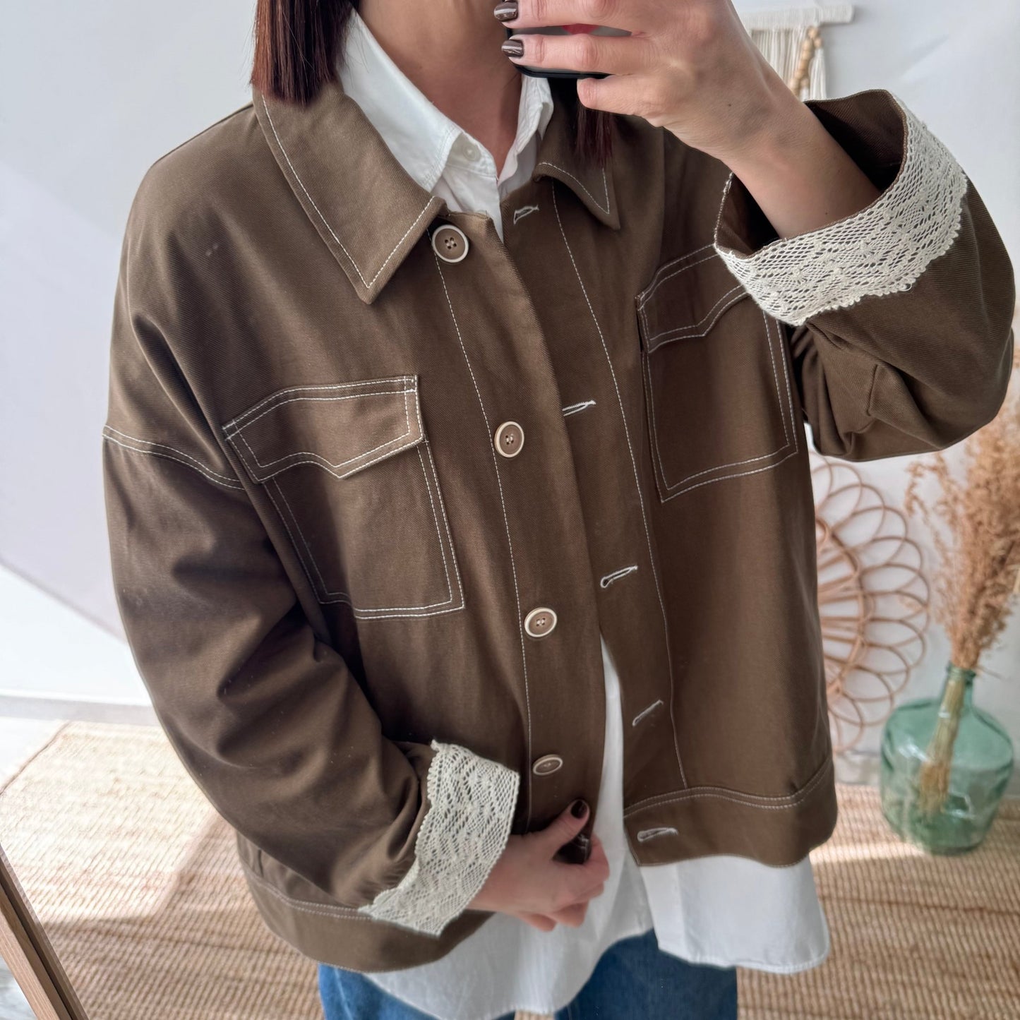 Chaqueta puños encaje - Bubbleshopbcn