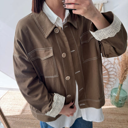 Chaqueta puños encaje - Bubbleshopbcn
