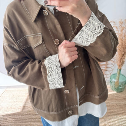 Chaqueta puños encaje - Bubbleshopbcn