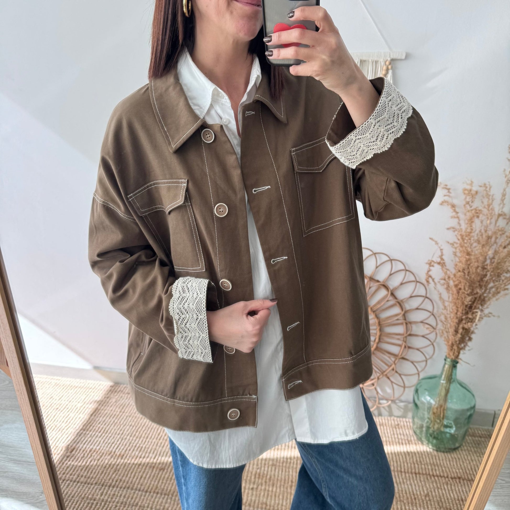 Chaqueta puños encaje - Bubbleshopbcn