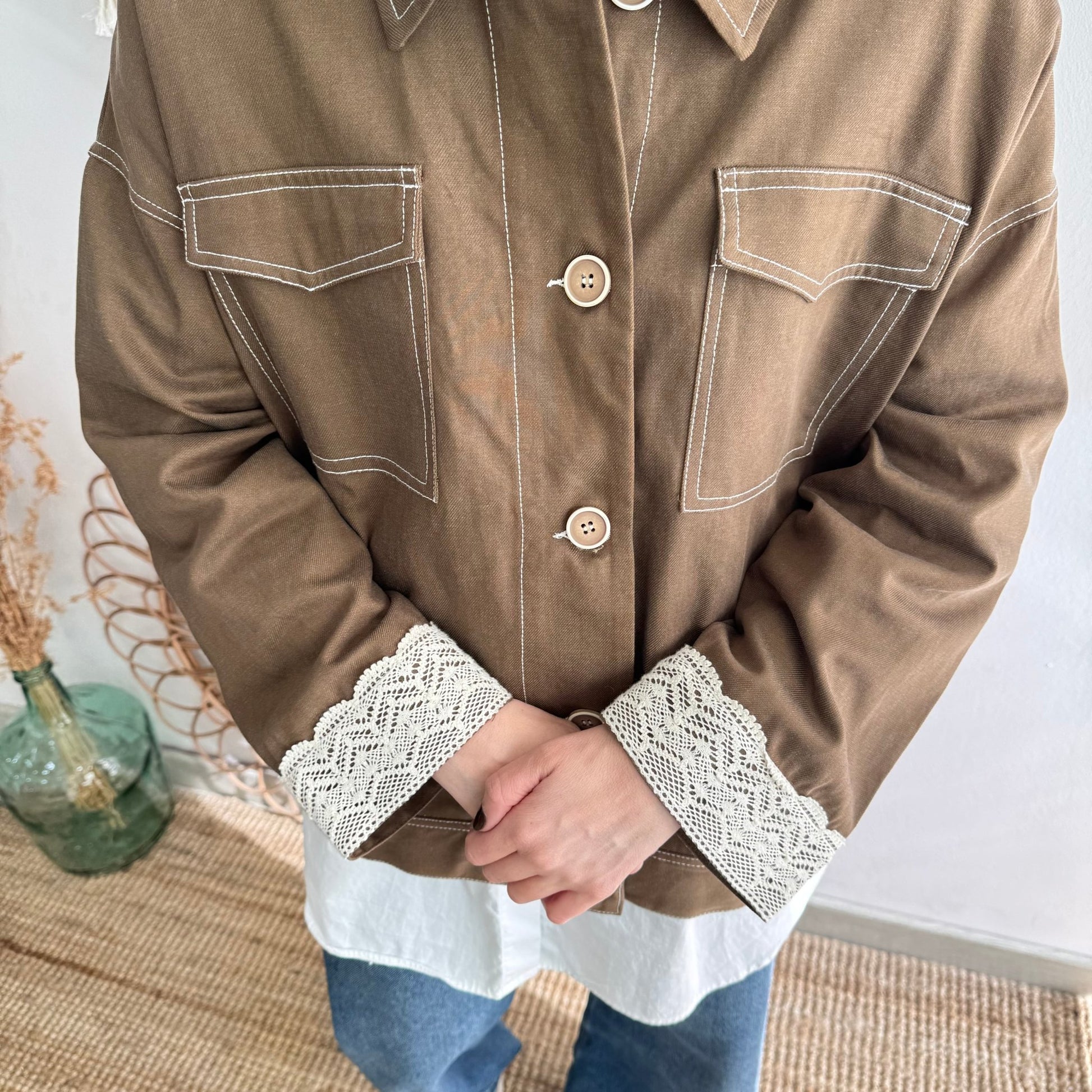 Chaqueta puños encaje - Bubbleshopbcn