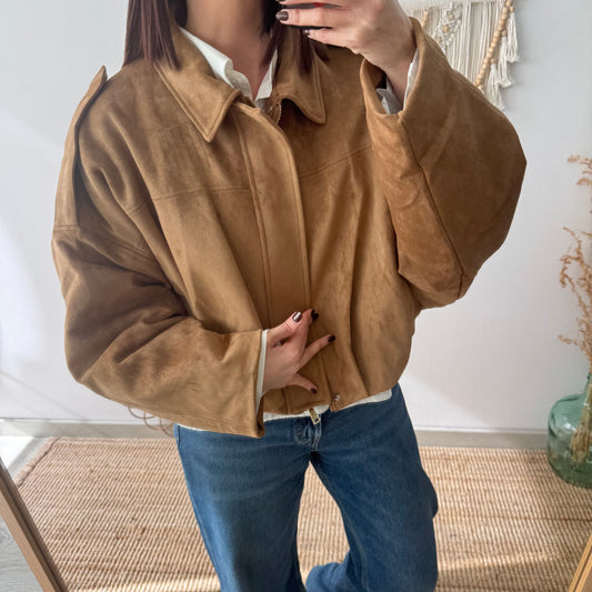 Cazadora bomber de antelina