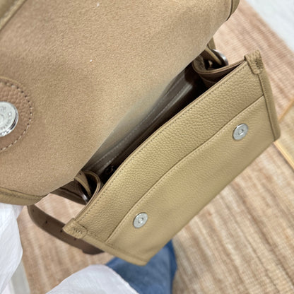Bolso Satchel en Piel taupe