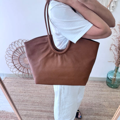 Shopper luna camel