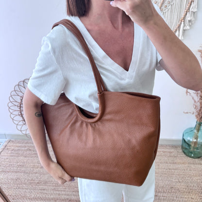 Shopper luna camel