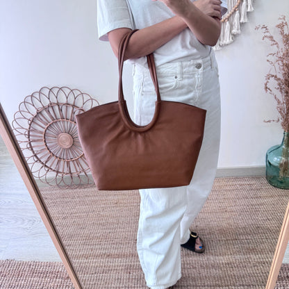 Shopper luna camel