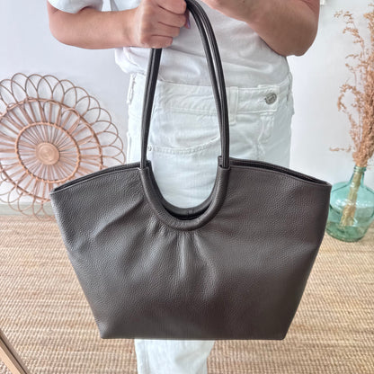 Shopper luna marrón chocolate
