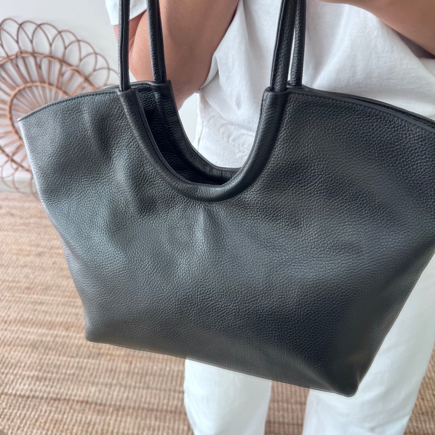 Shopper luna marrón negro