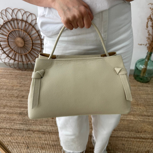 Bolso nudos beige - Bubbleshopbcn