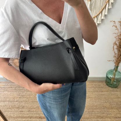 Bolso nudos negro