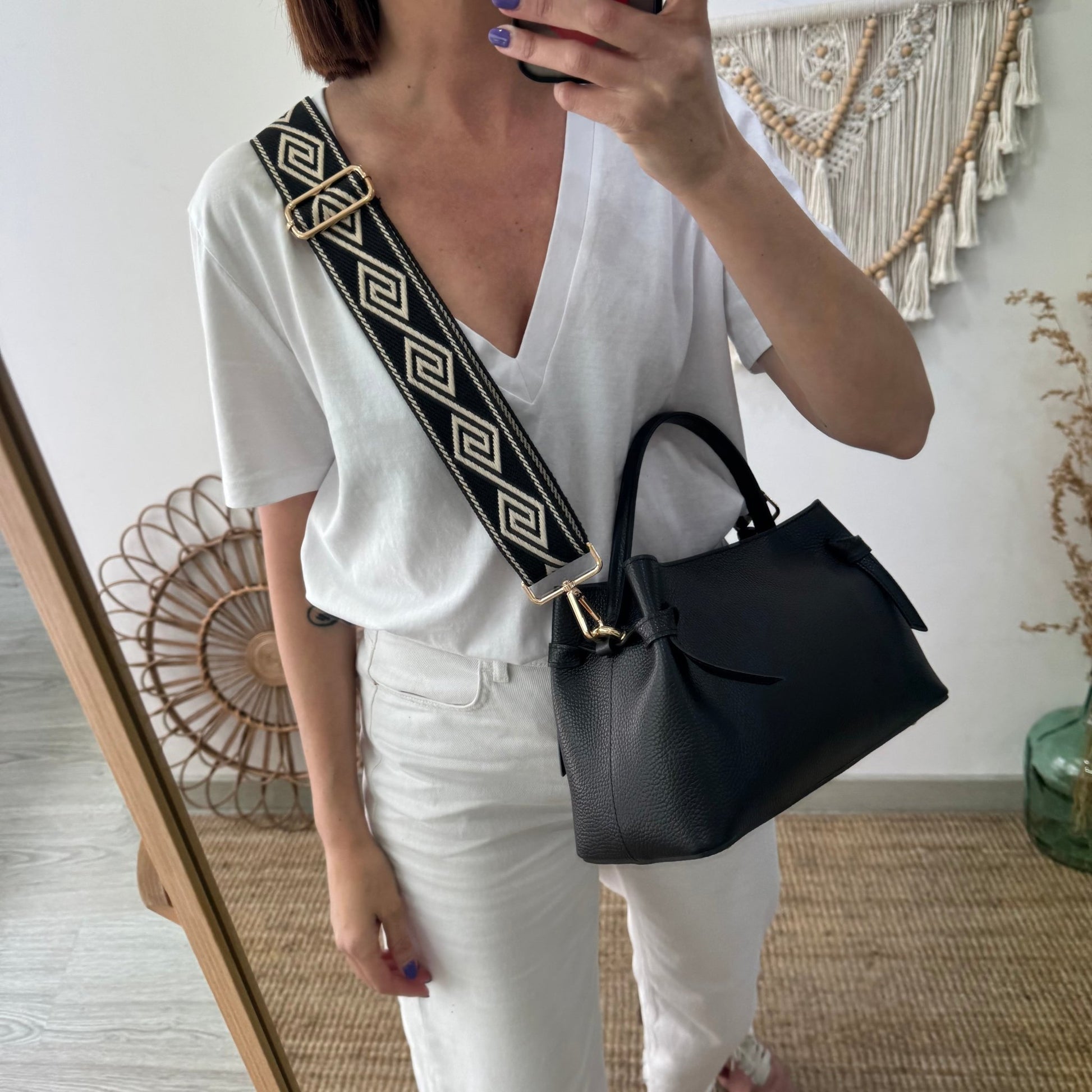 Bolso nudos negro - Bubbleshopbcn