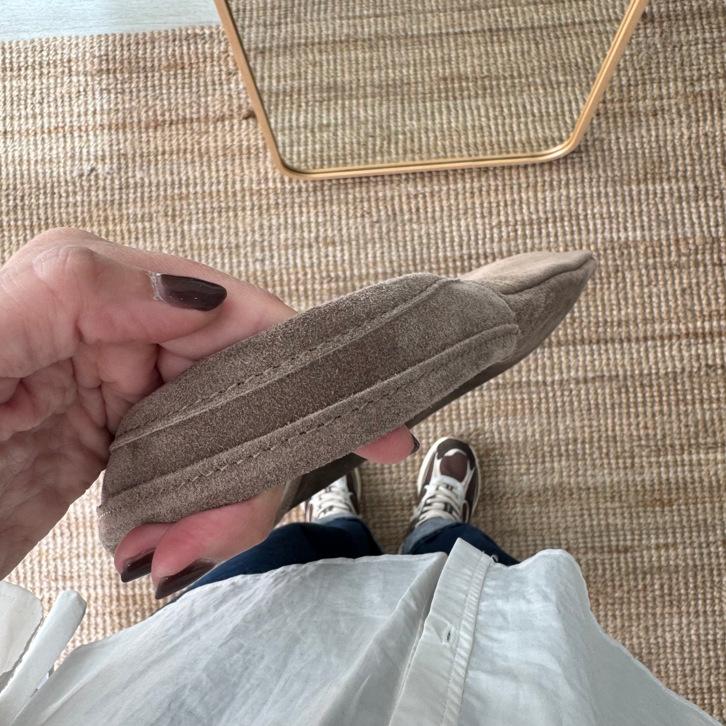 Bolso hobo serraje taupe