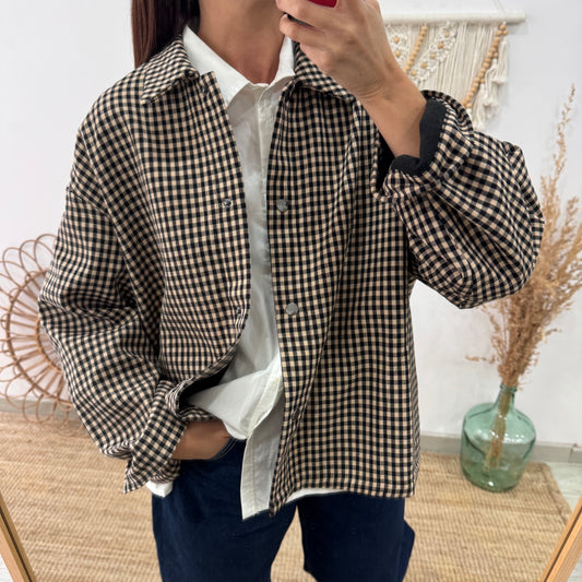 Chaqueta cuadro vichy