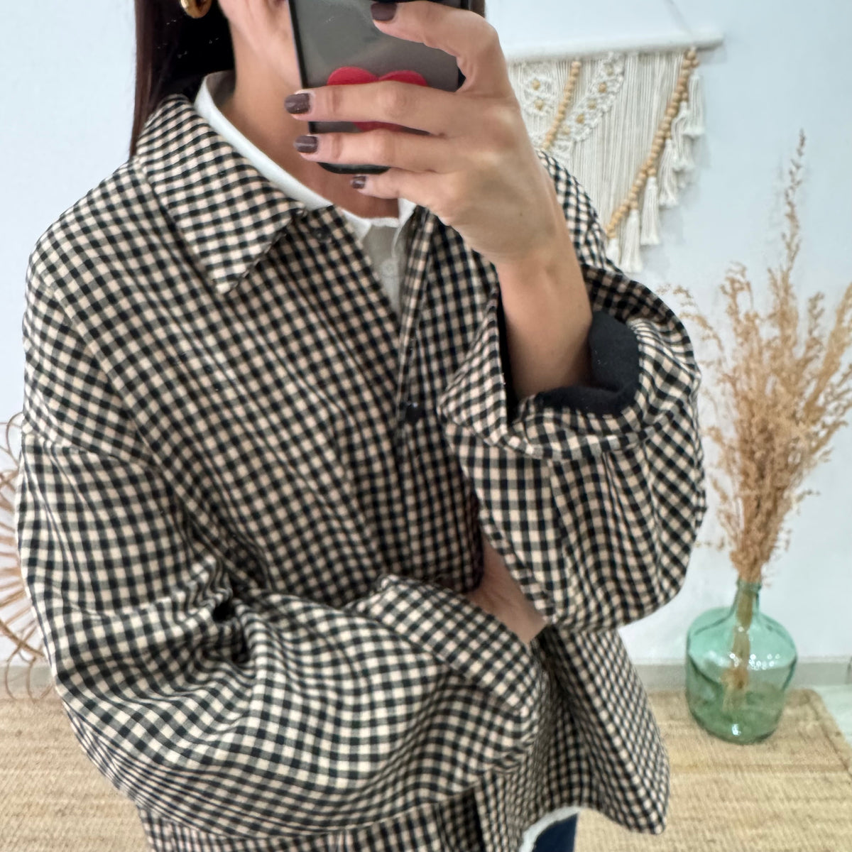 Chaqueta cuadro vichy