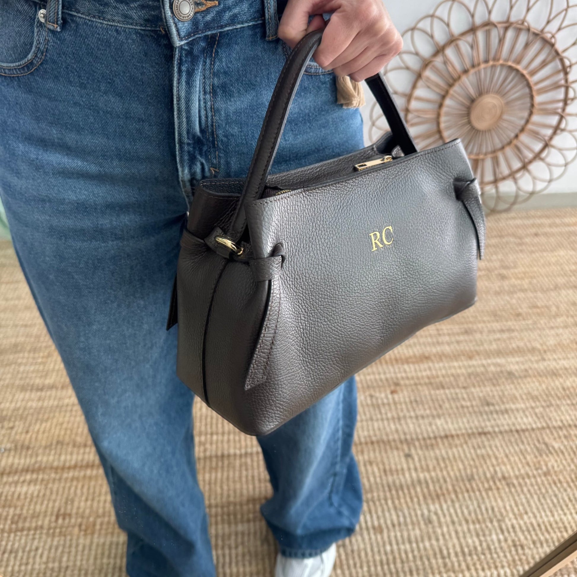 Bolso nudos marrón - Bubbleshopbcn
