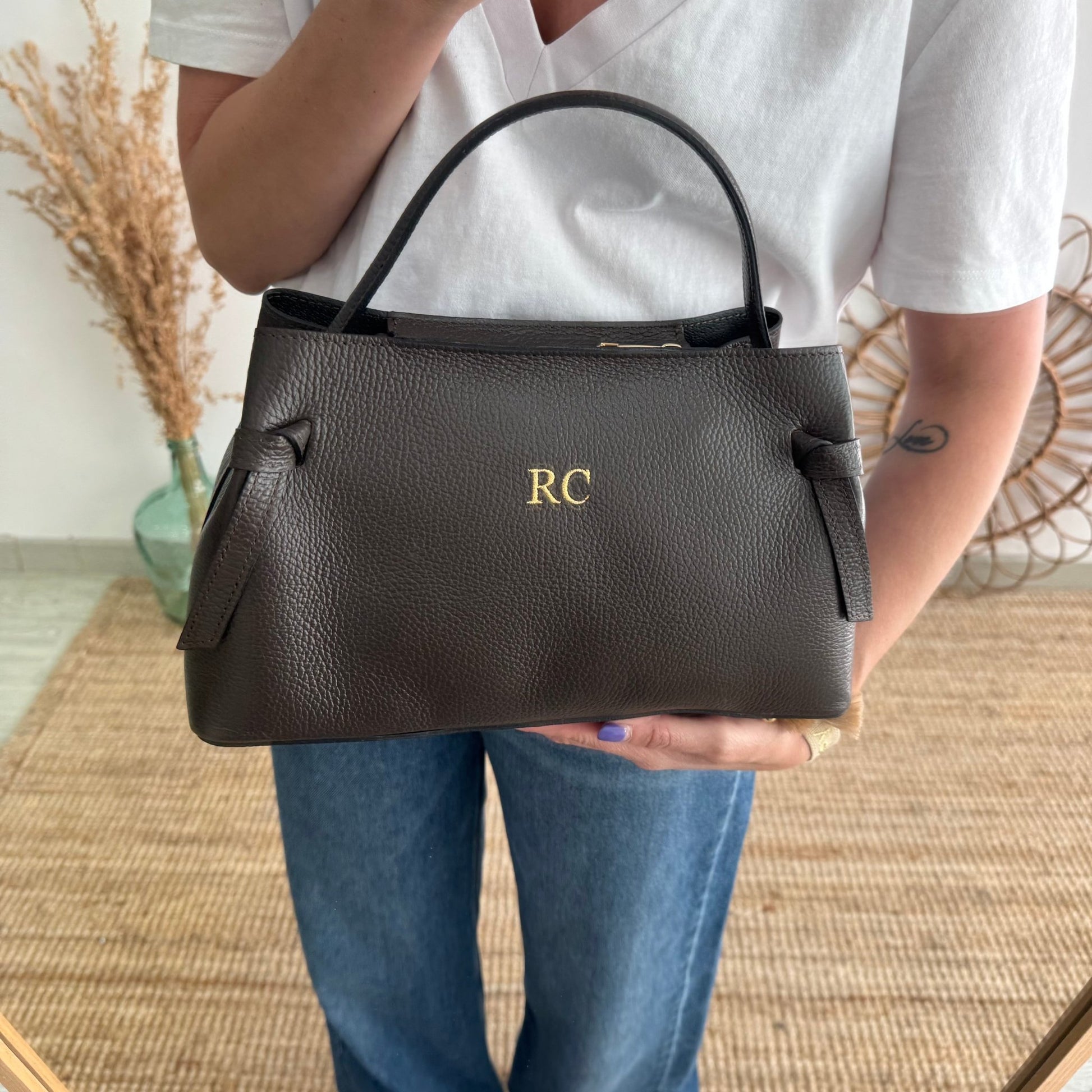 Bolso nudos marrón - Bubbleshopbcn