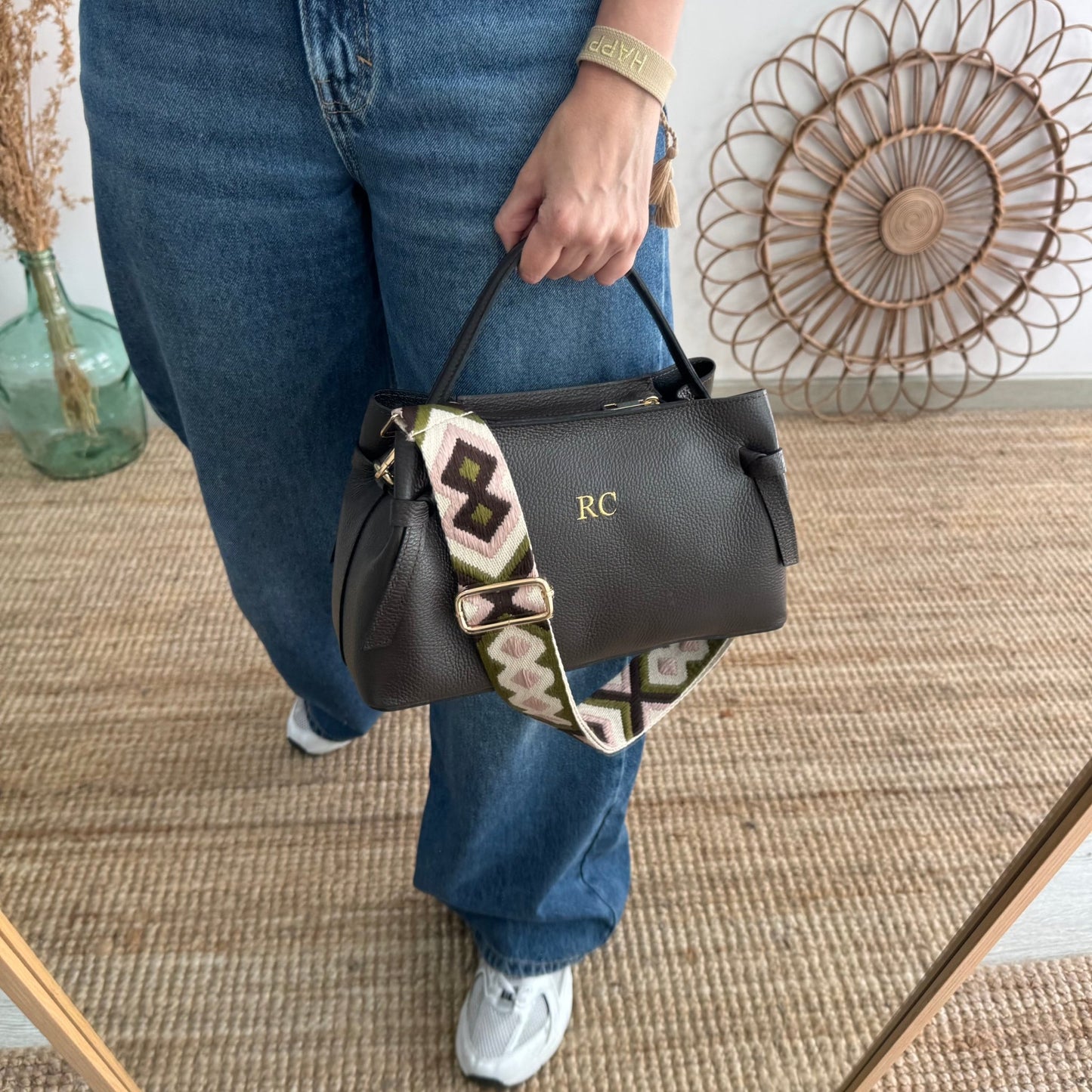 Bolso nudos marrón - Bubbleshopbcn