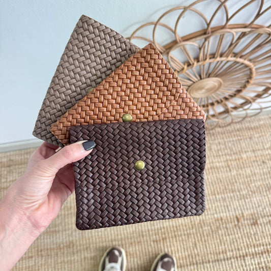 MONEDERO  EFECTO TRENZADO