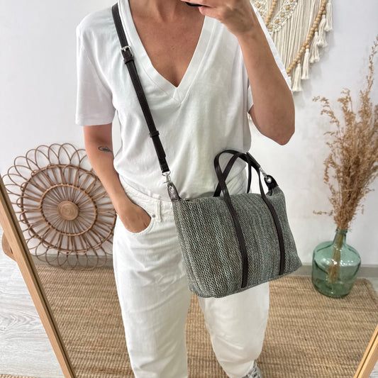 Bolso Shopper Trenzado camuflaje - Bubbleshopbcn