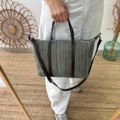 Bolso Shopper Trenzado camuflaje
