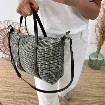 Bolso Shopper Trenzado camuflaje