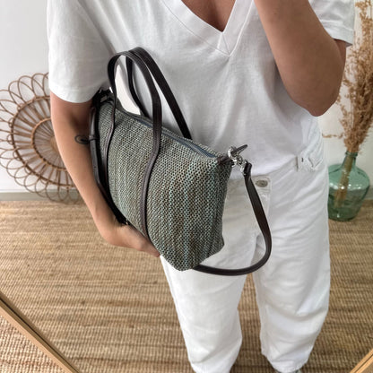 Bolso Shopper Trenzado camuflaje