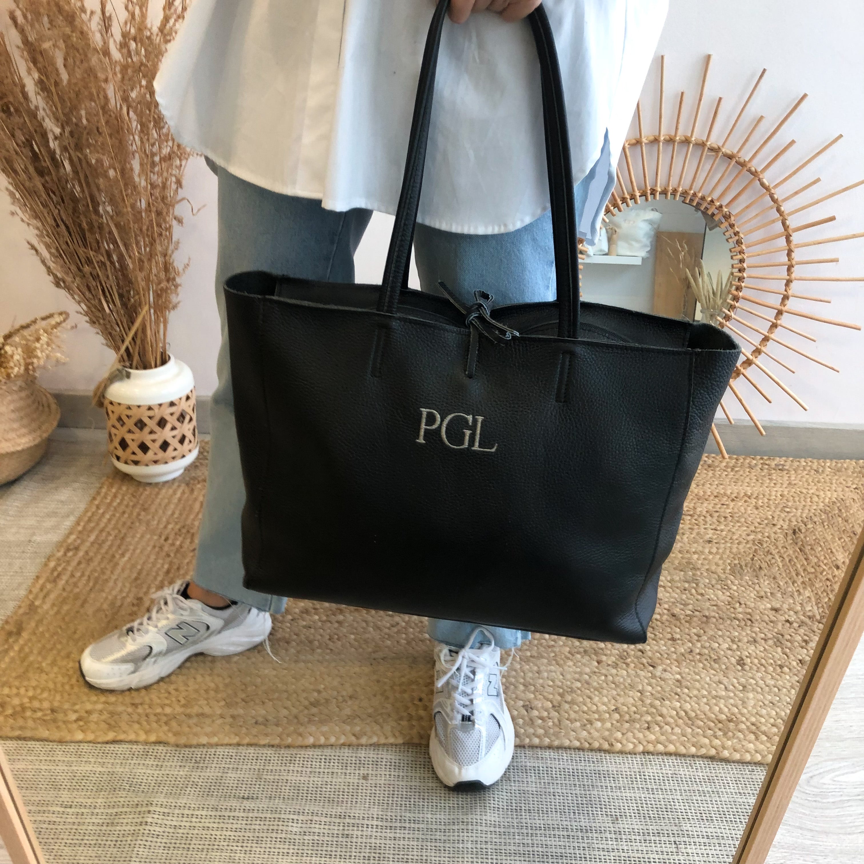 Bolsos personalizados iniciales piel hot sale