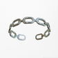 BRAZALETE ACERO ESLABONES PLATEADO